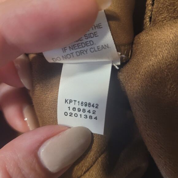 J. Jill Velvet Velour Slim Ankle Pants Mochalatte MP EUC - Picture 8 of 8